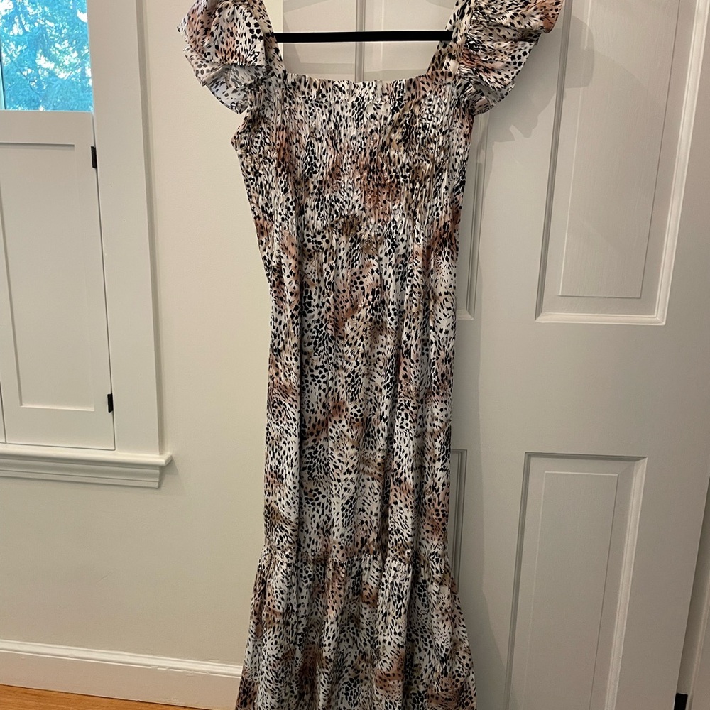 Sea New York Animal Print Maxi Dress
